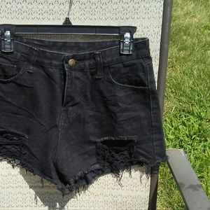 High waist denIn jeans shorts hot!